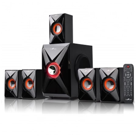 Cb Distributing 5.1 Channel Surround Sound Bluetooth Speaker System- Orange ST3048027